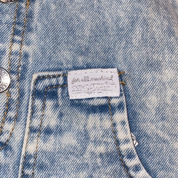 7 for all mankind baby girls overalls with yellow eyelet shirt - Picture 5 of 10